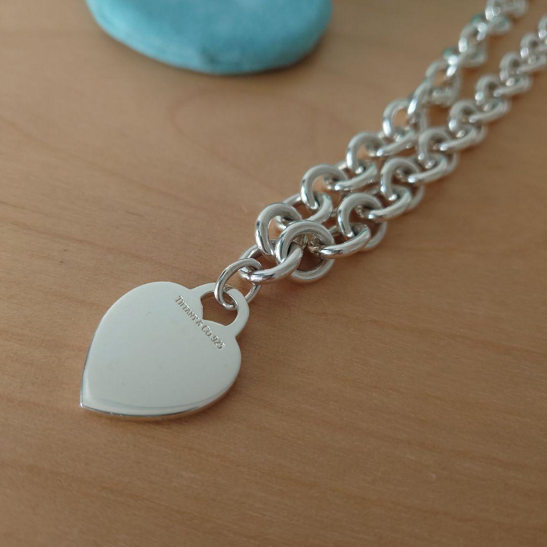 Tiffany & Co. シルバー ハートタグ ネックレス