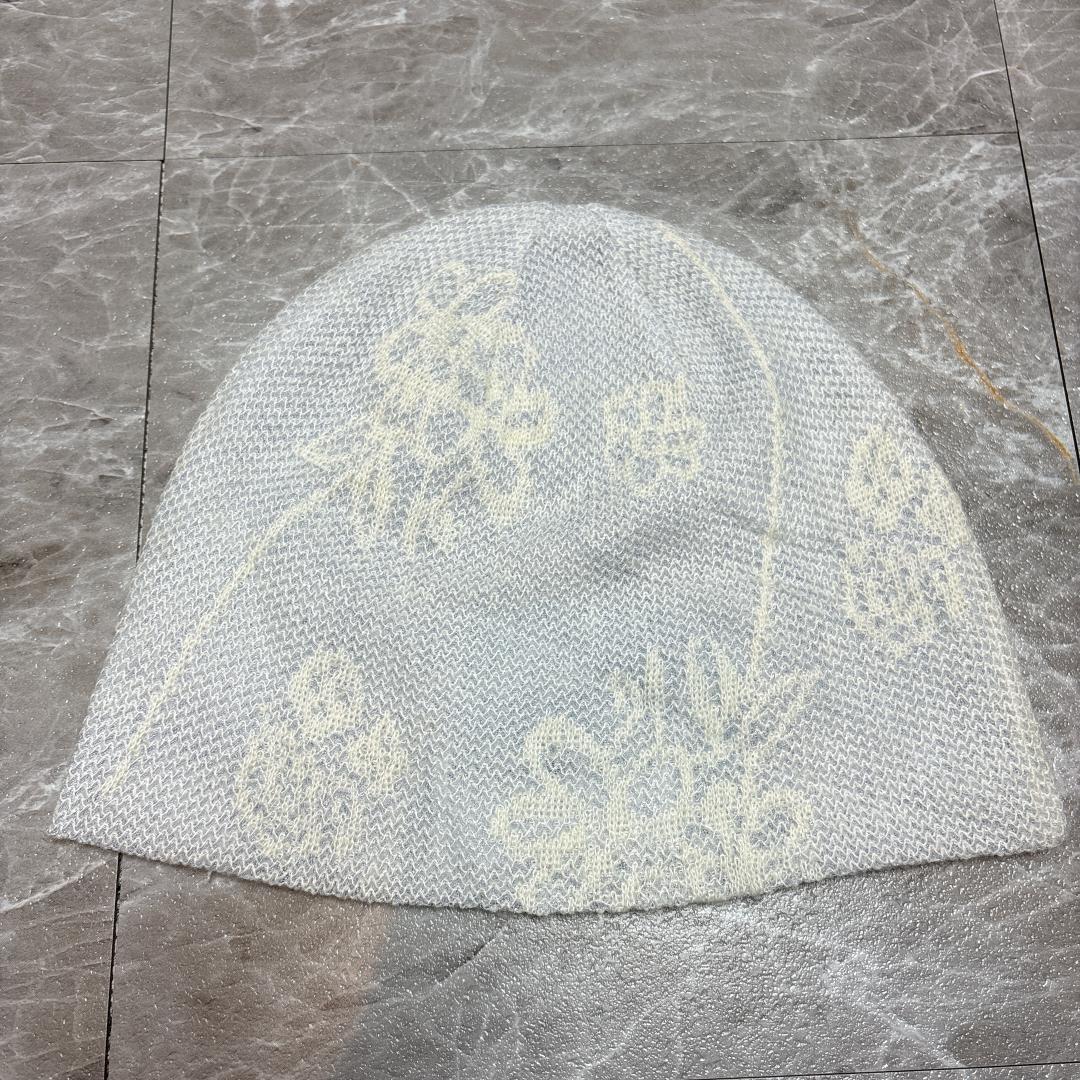 美品 RITSUKOKARITA rich Flower lame beanie