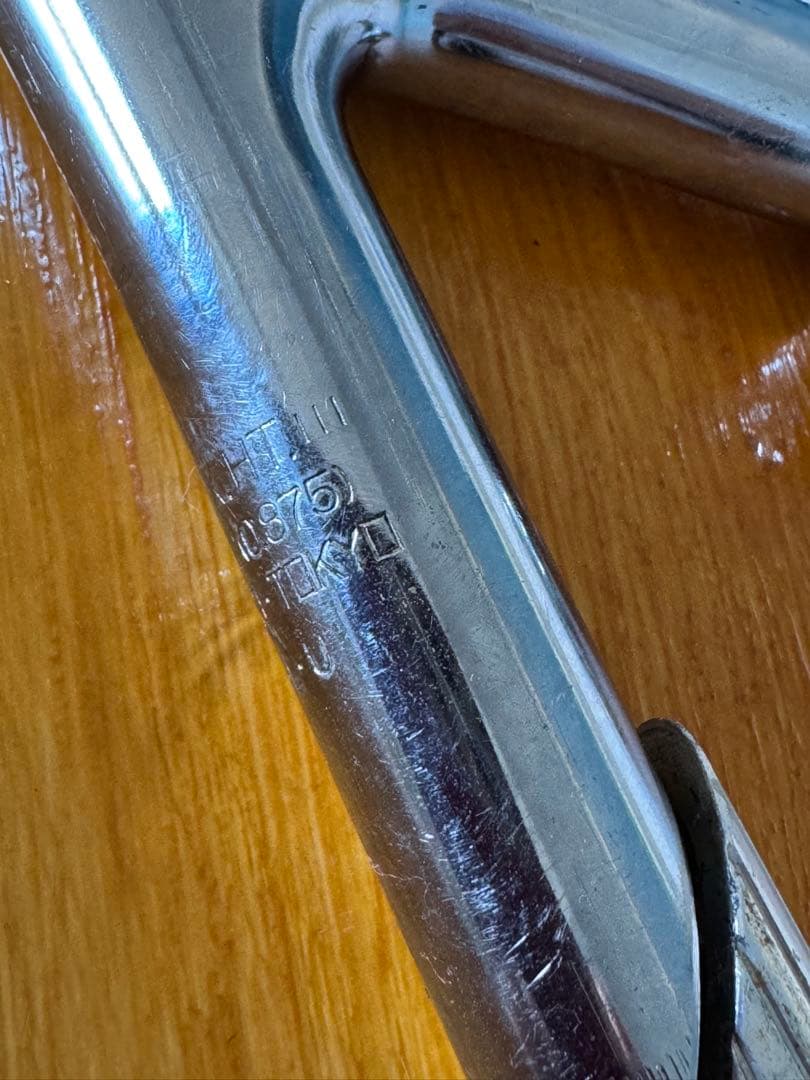 美品　日東　NJ-PRO クロモリ58°ステム　NJS刻印あり　110mm