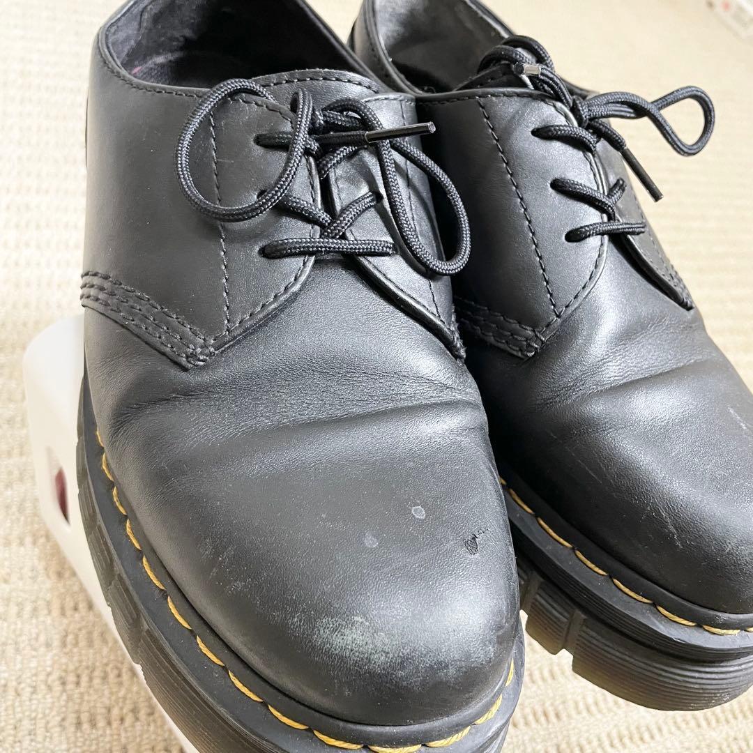 Uk7 ドクターマーチン Audrick 3ホール シューズ 革靴 黒