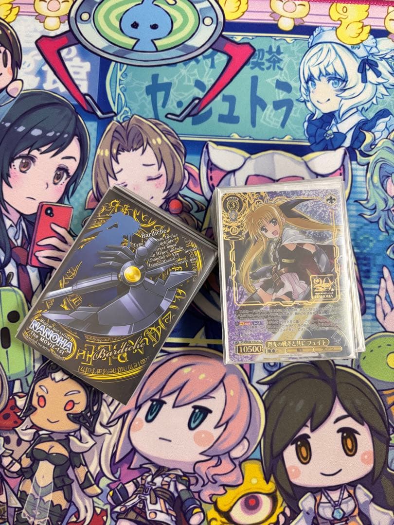 ヴァイス リリカル なのは　フルホイル　デッキ　サプライ付き　最終値下げ！