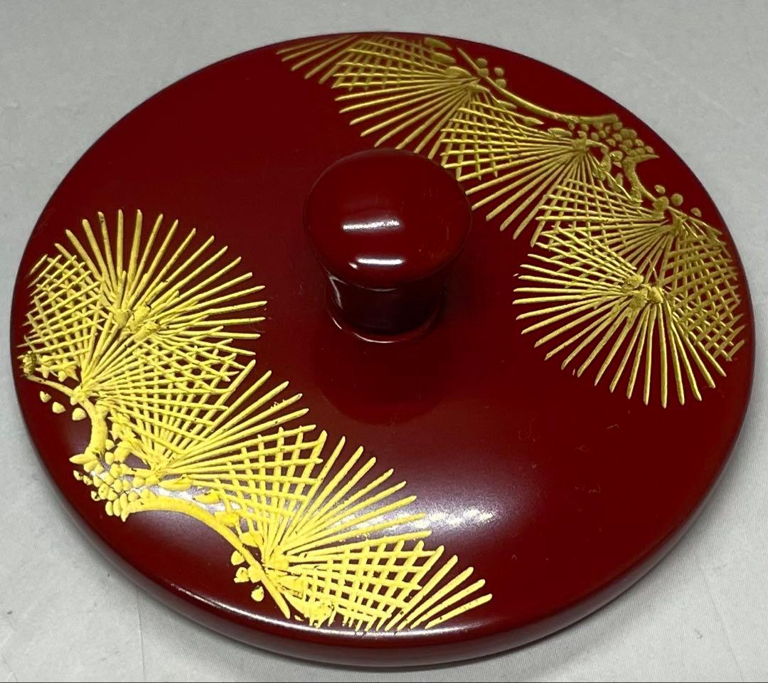 輪島塗　お屠蘇セット　高級　木製　布張 　y3103