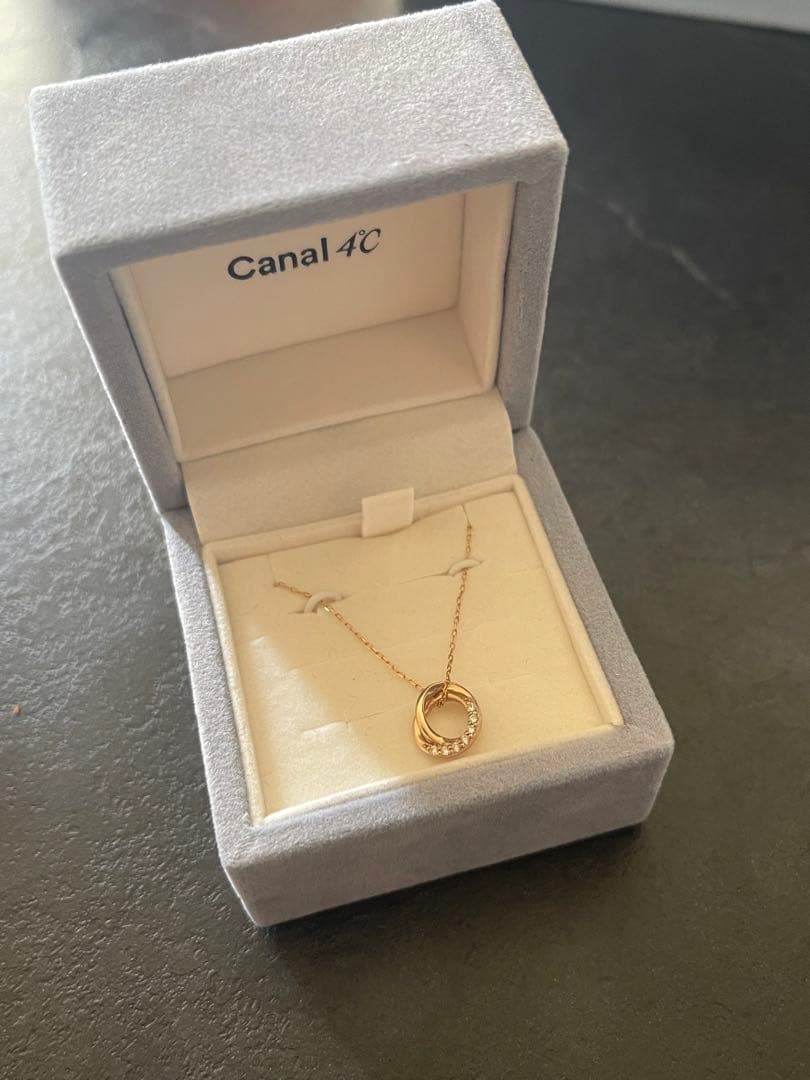 Canal4°C K18ピンクゴールド ネックレス