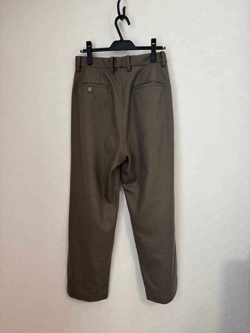 Cornier ウールカシミヤ ワイドスラックス