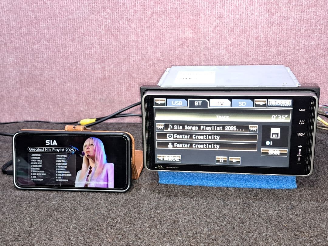 Blu-ray対応★トヨタ純正 NHBA-W62G BT・地デジTV ★動作品