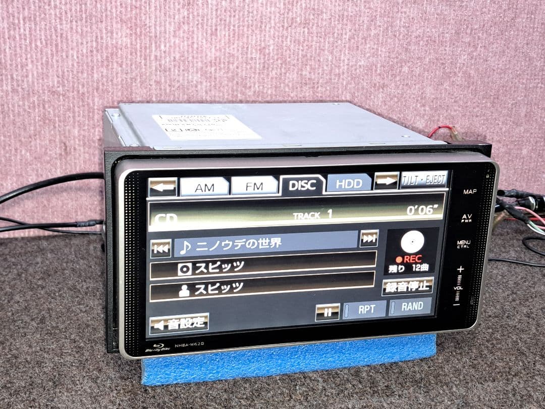 Blu-ray対応★トヨタ純正 NHBA-W62G BT・地デジTV ★動作品