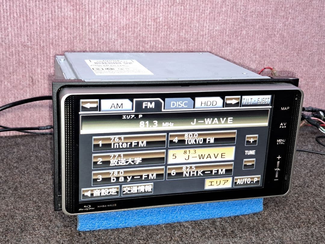 Blu-ray対応★トヨタ純正 NHBA-W62G BT・地デジTV ★動作品