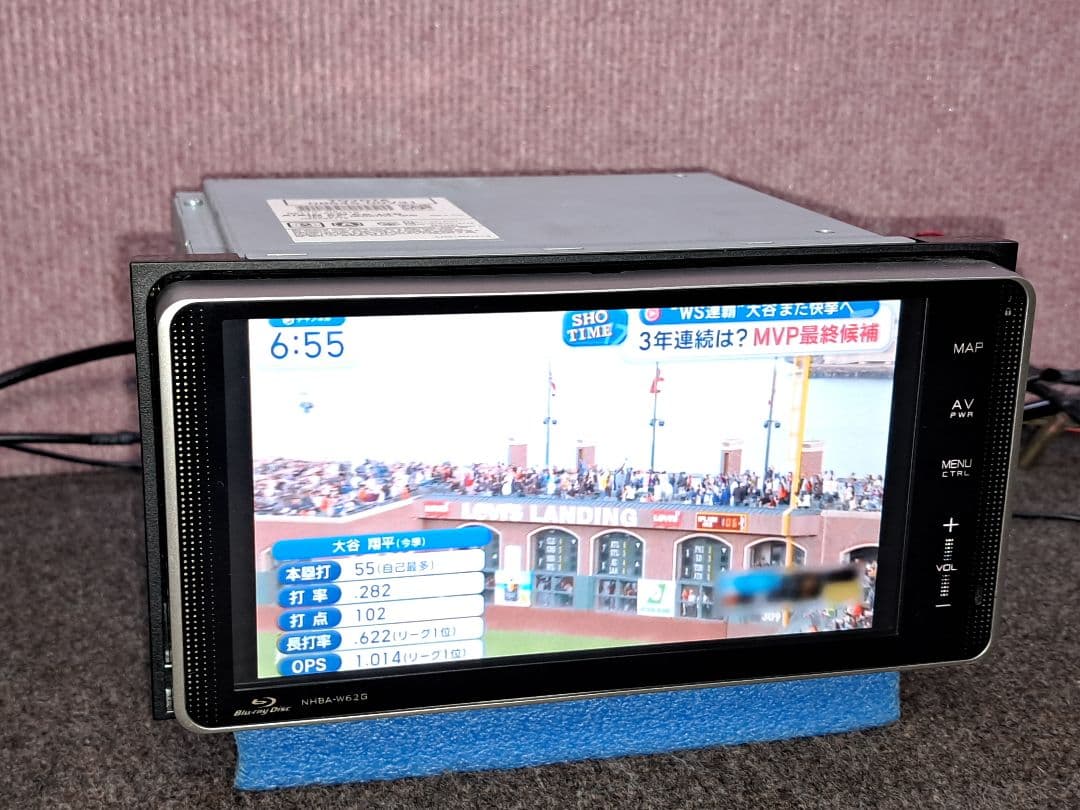 Blu-ray対応★トヨタ純正 NHBA-W62G BT・地デジTV ★動作品