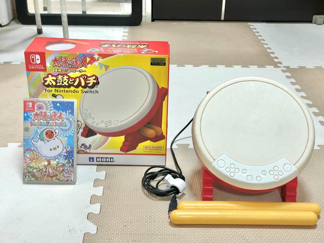 【中古】太鼓の達人ソフト+専用コントローラー