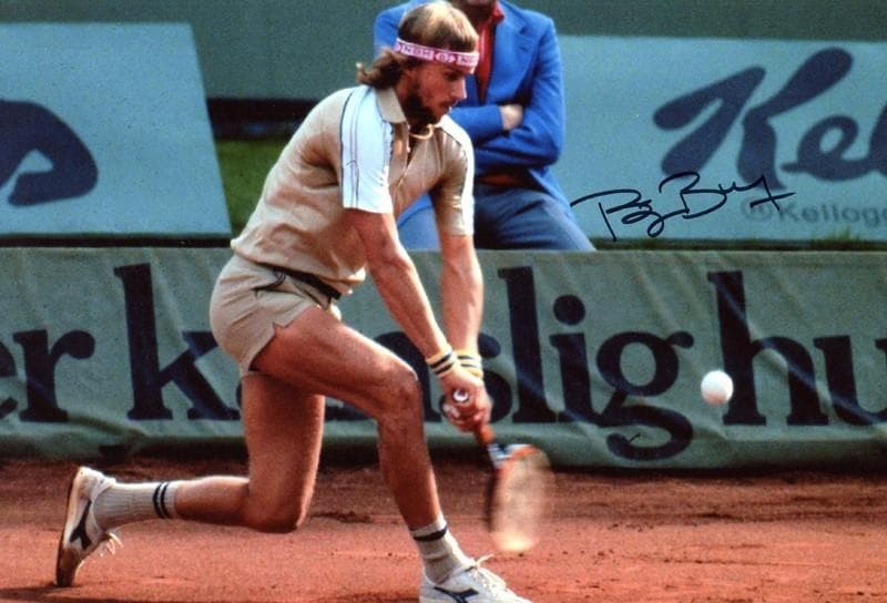 ビョルン・ボルグ　　 直筆サイン入りフォト