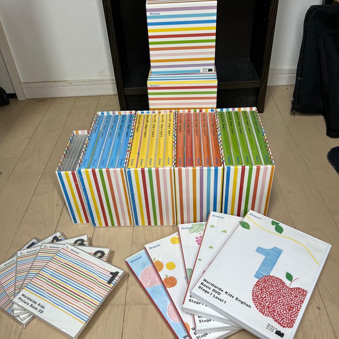 Worldwide Kids English DVD25枚 CD10枚セット