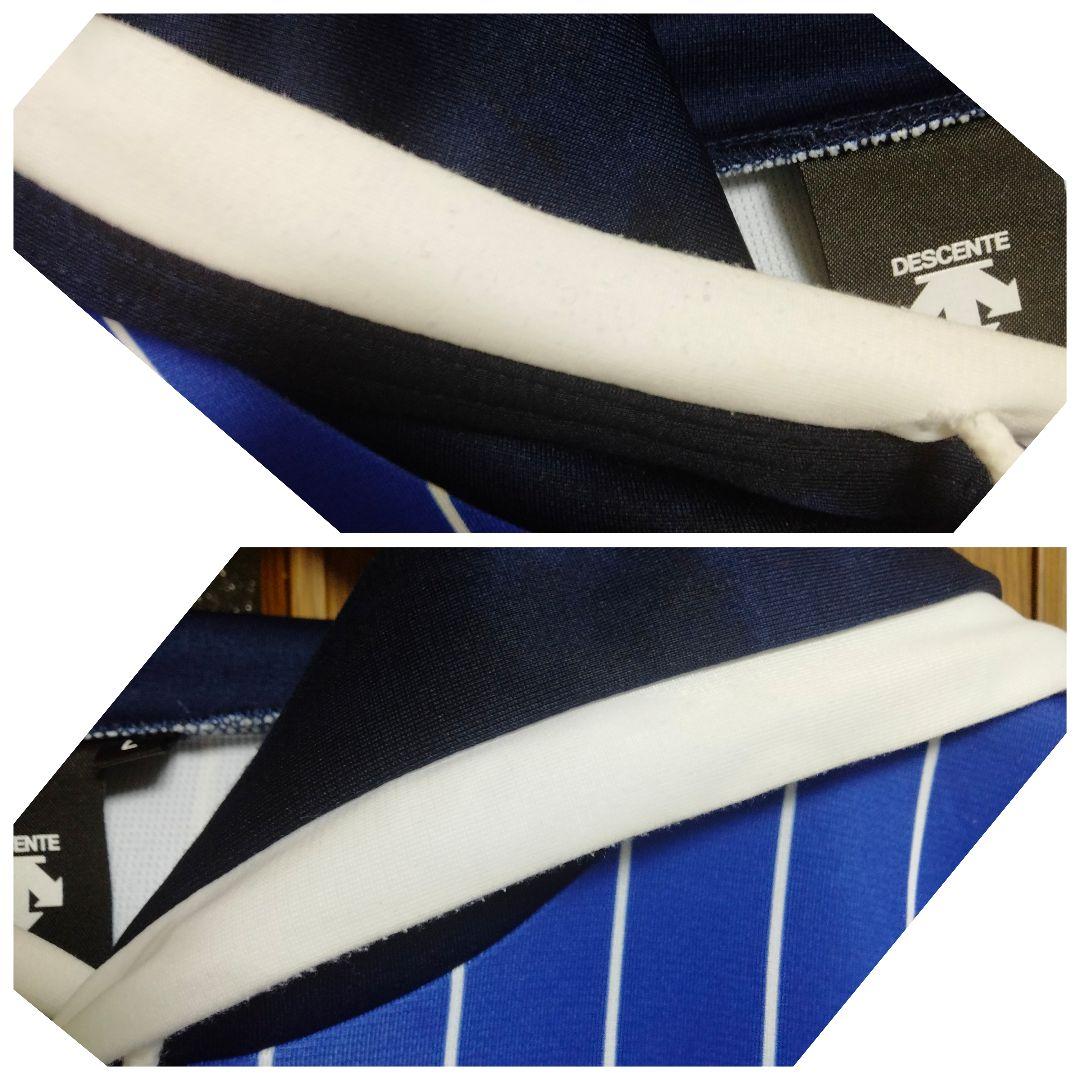 デサント 横浜ベイスターズ 2018 ストライプフーディー Lサイズ