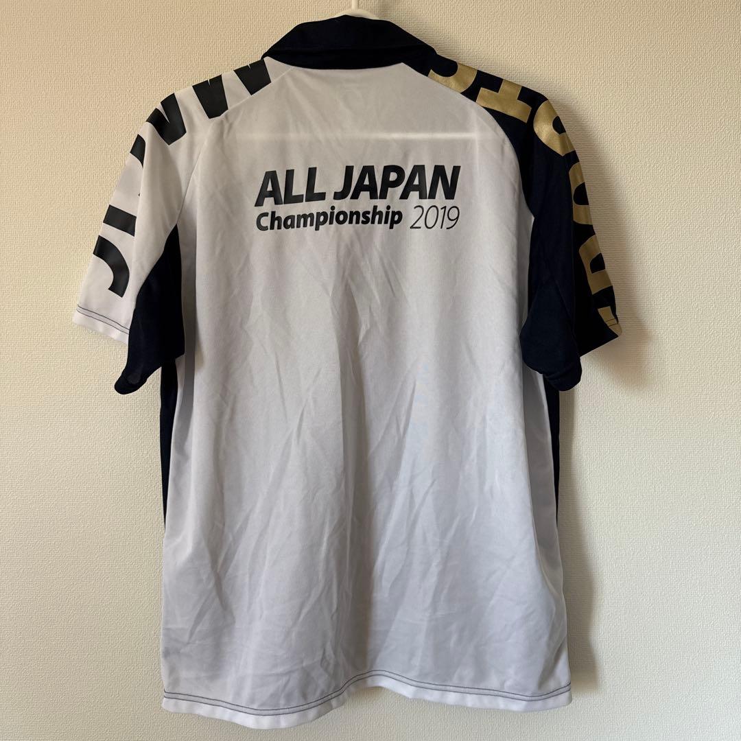 【限定商品】国体 デサント ポロシャツ バレーボール Oサイズ