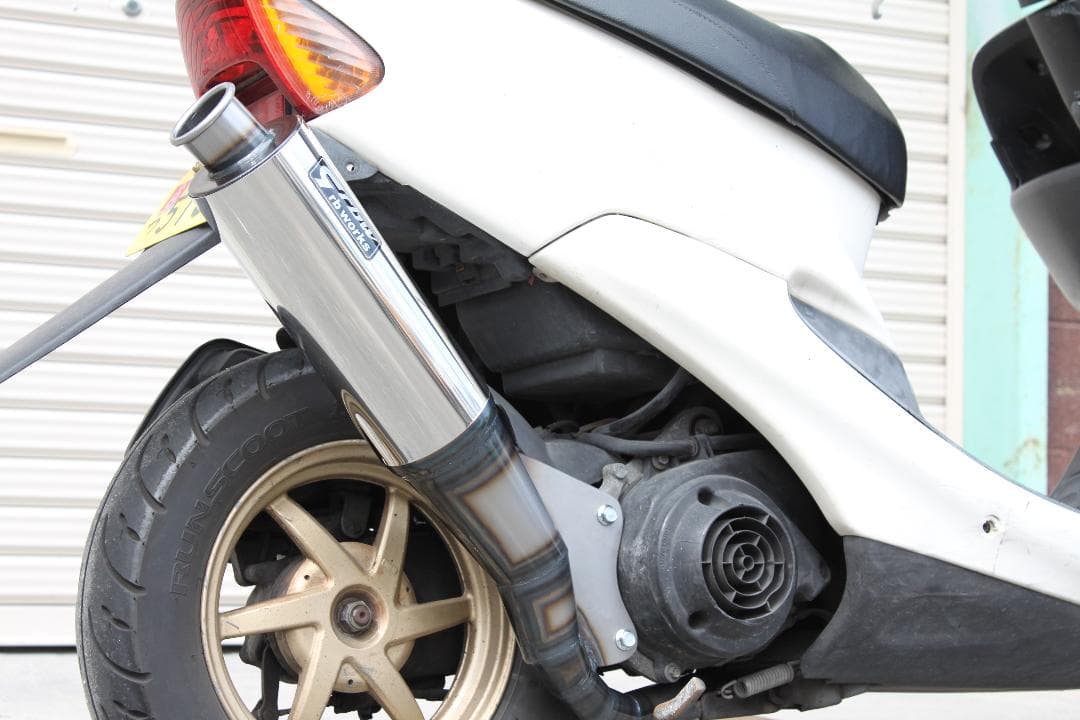 新品☆ライブディオ　用☆スポーツマフラー curl☆DioSR　ZX　チャンバー