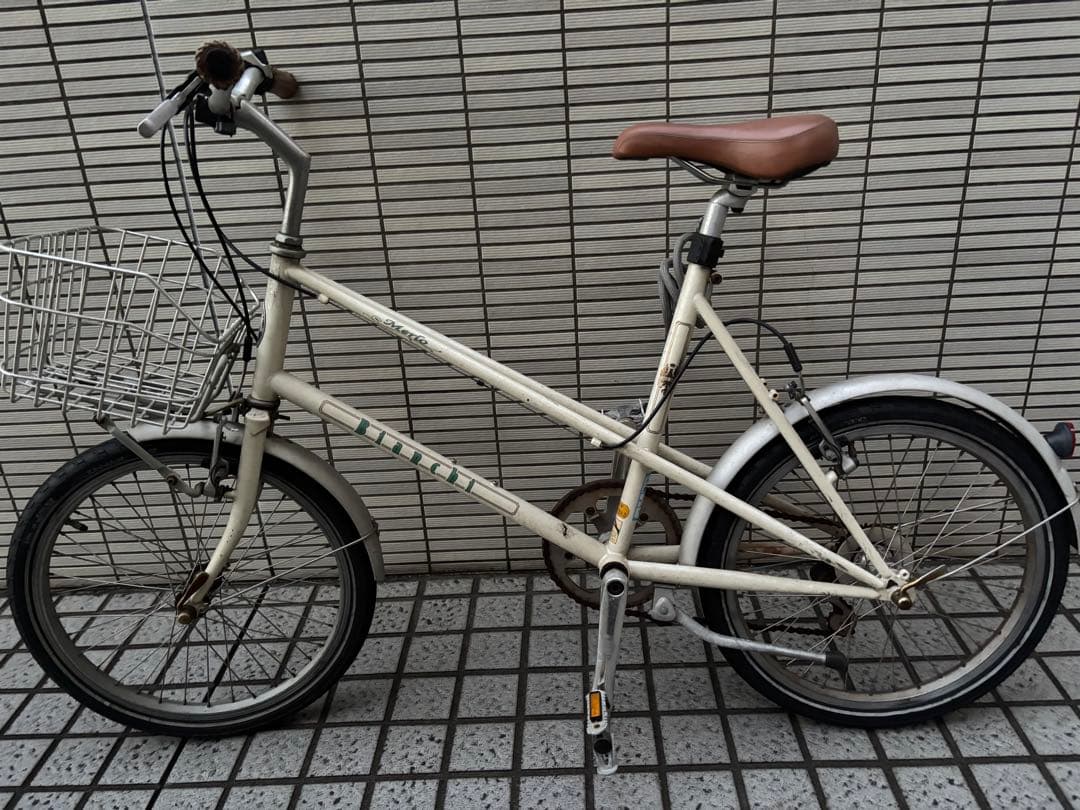Bianchi Merlo ミニベロ 前カゴ付き