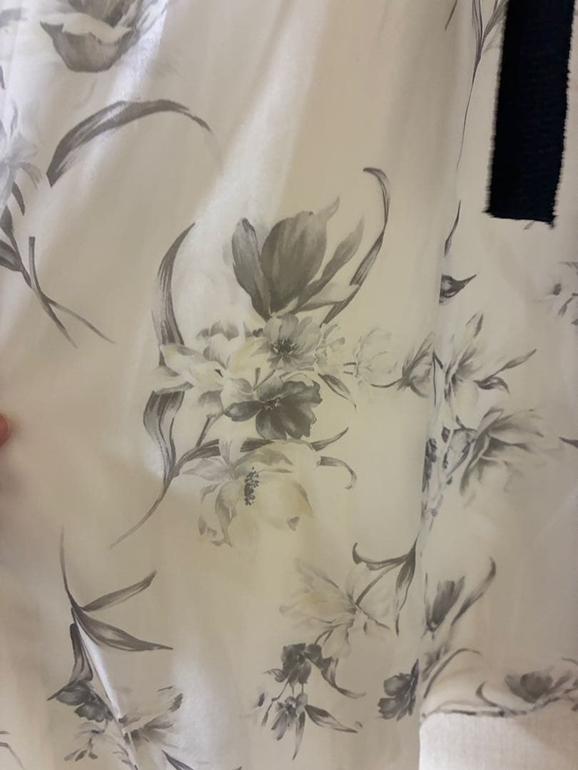 MERCURYDUO フラワードッキングロングスリーブワンピース