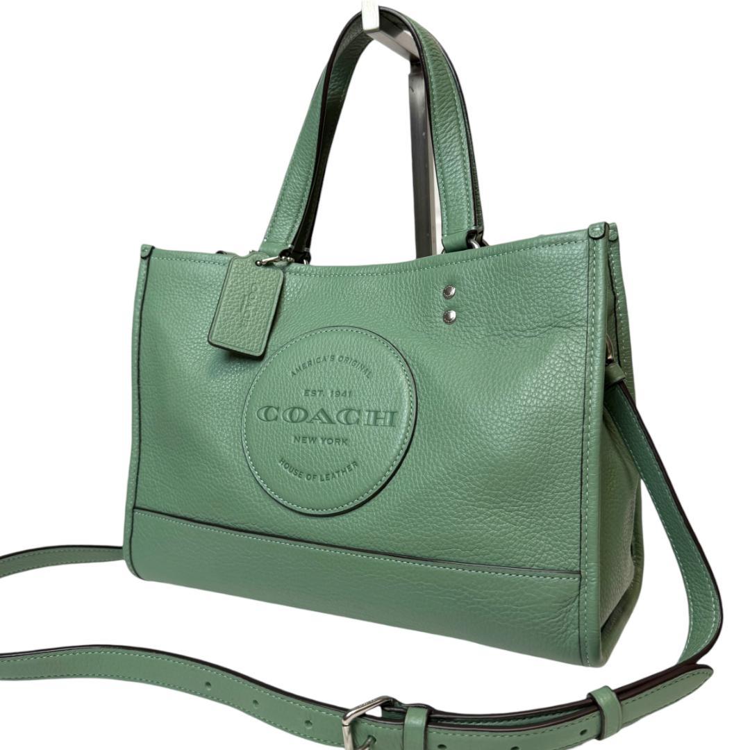 COACH コーチ トートバッグ デンプシー C2004 ウィズパッチ グリーン