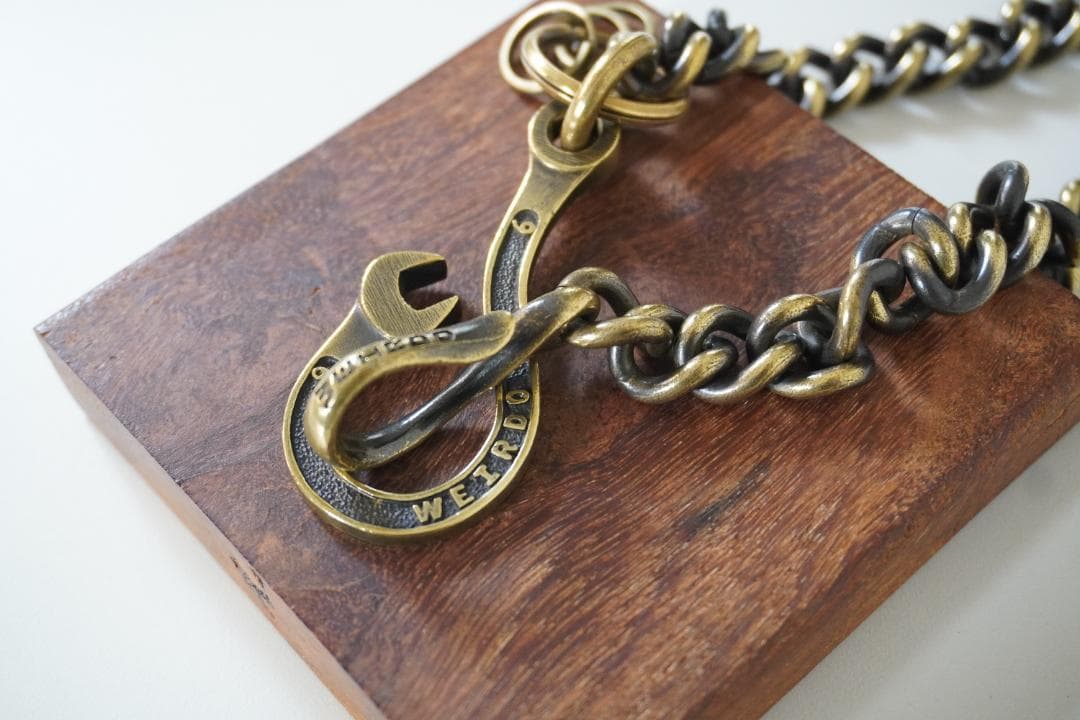 ◆WEIRDO◆ウィアード　　　ウォレットチェーン　　brass