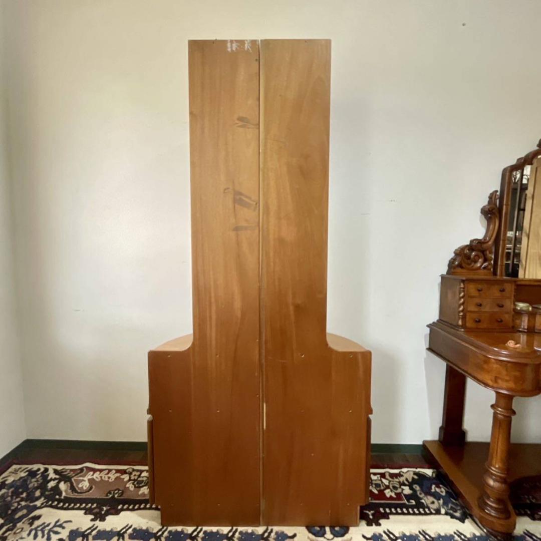 r1008 イギリスビンテージ ユニークな形が個性的なコーナーキャビネット 1点