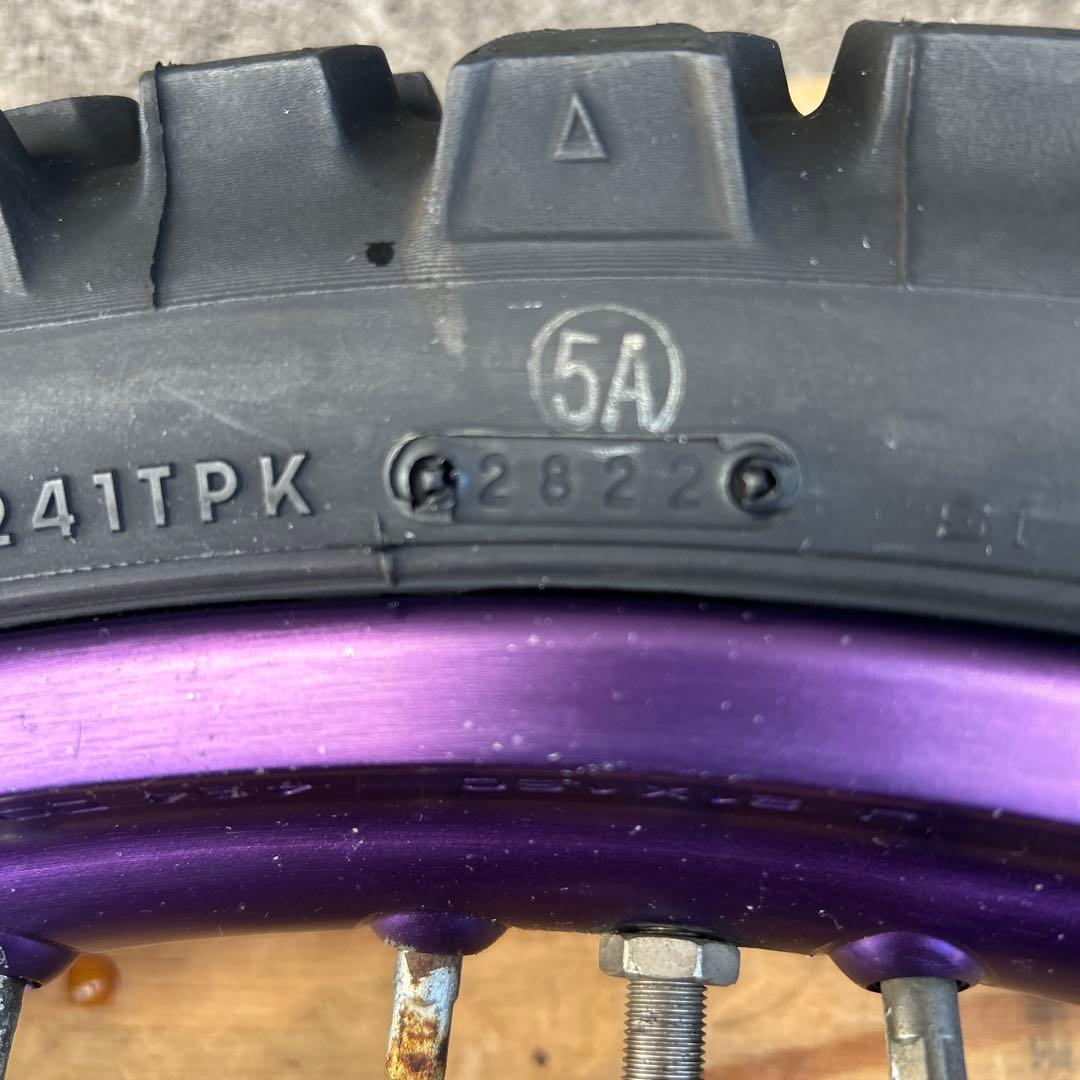 d*i様 TT250R フロントホイール