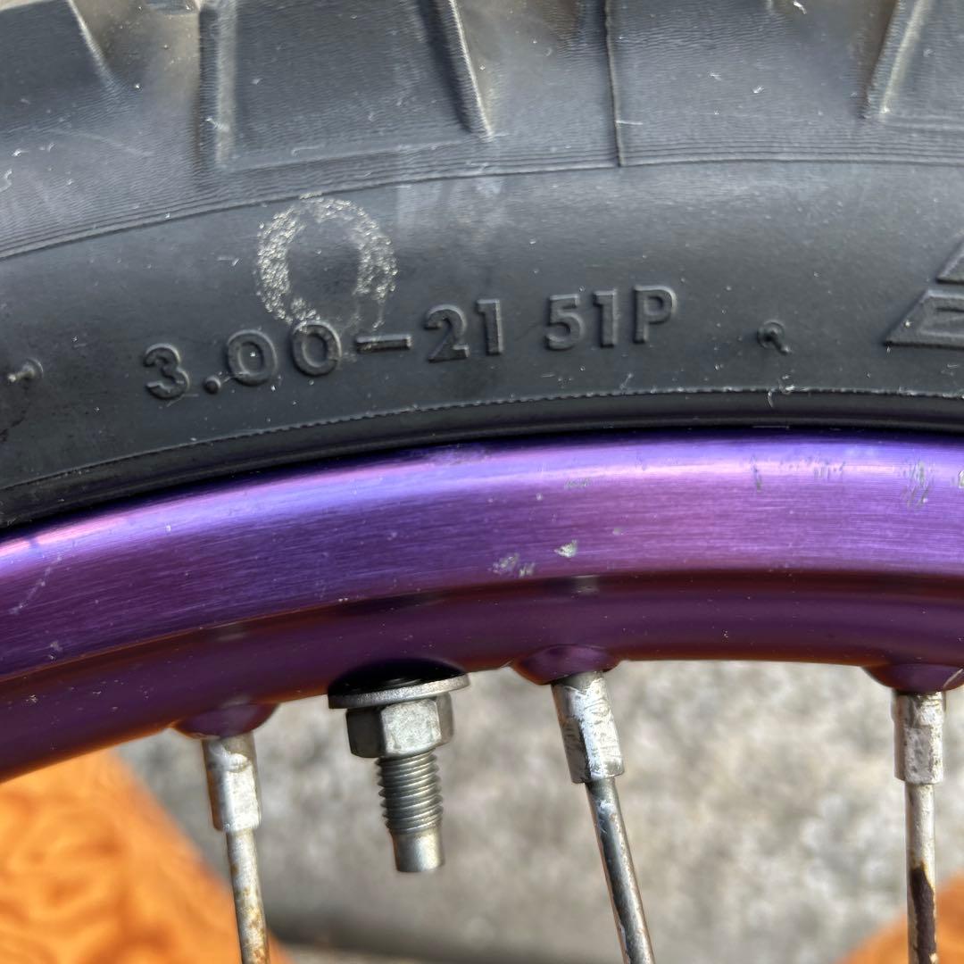 d*i様 TT250R フロントホイール