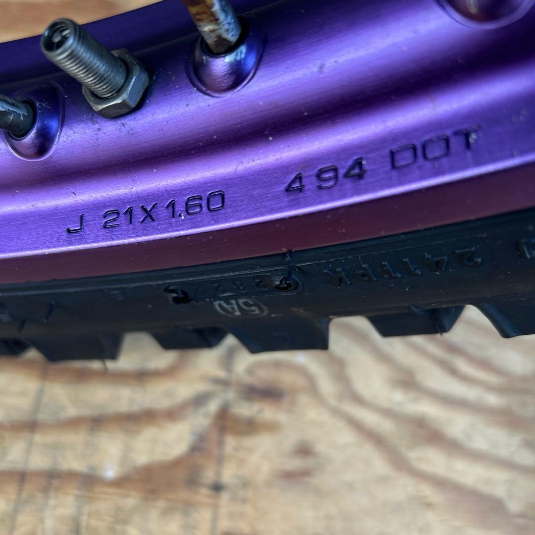 d*i様 TT250R フロントホイール