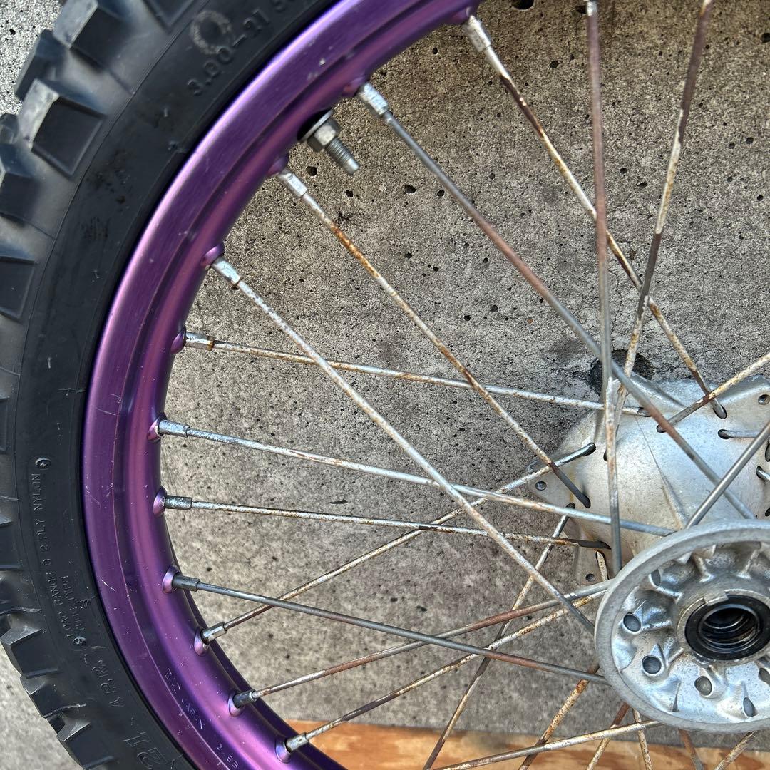 d*i様 TT250R フロントホイール