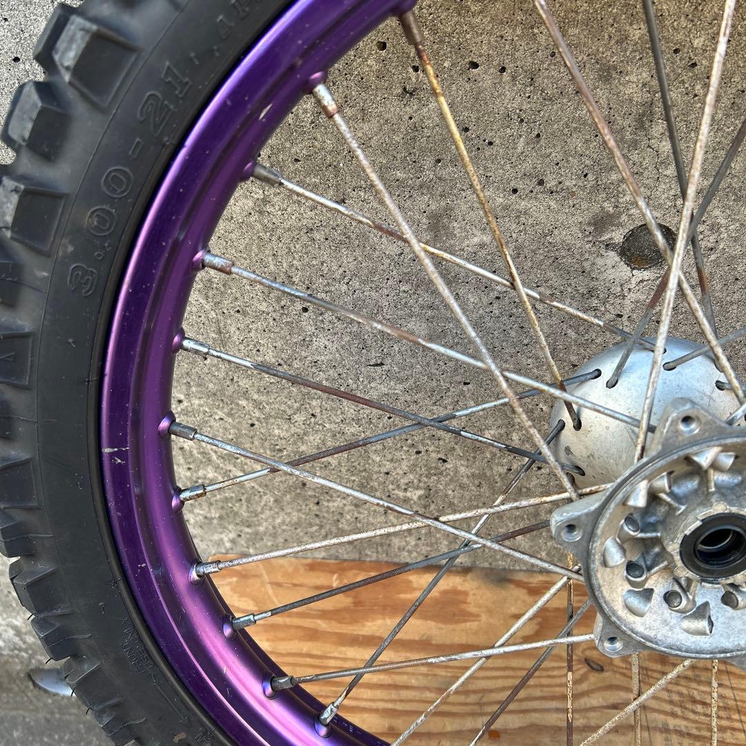 d*i様 TT250R フロントホイール