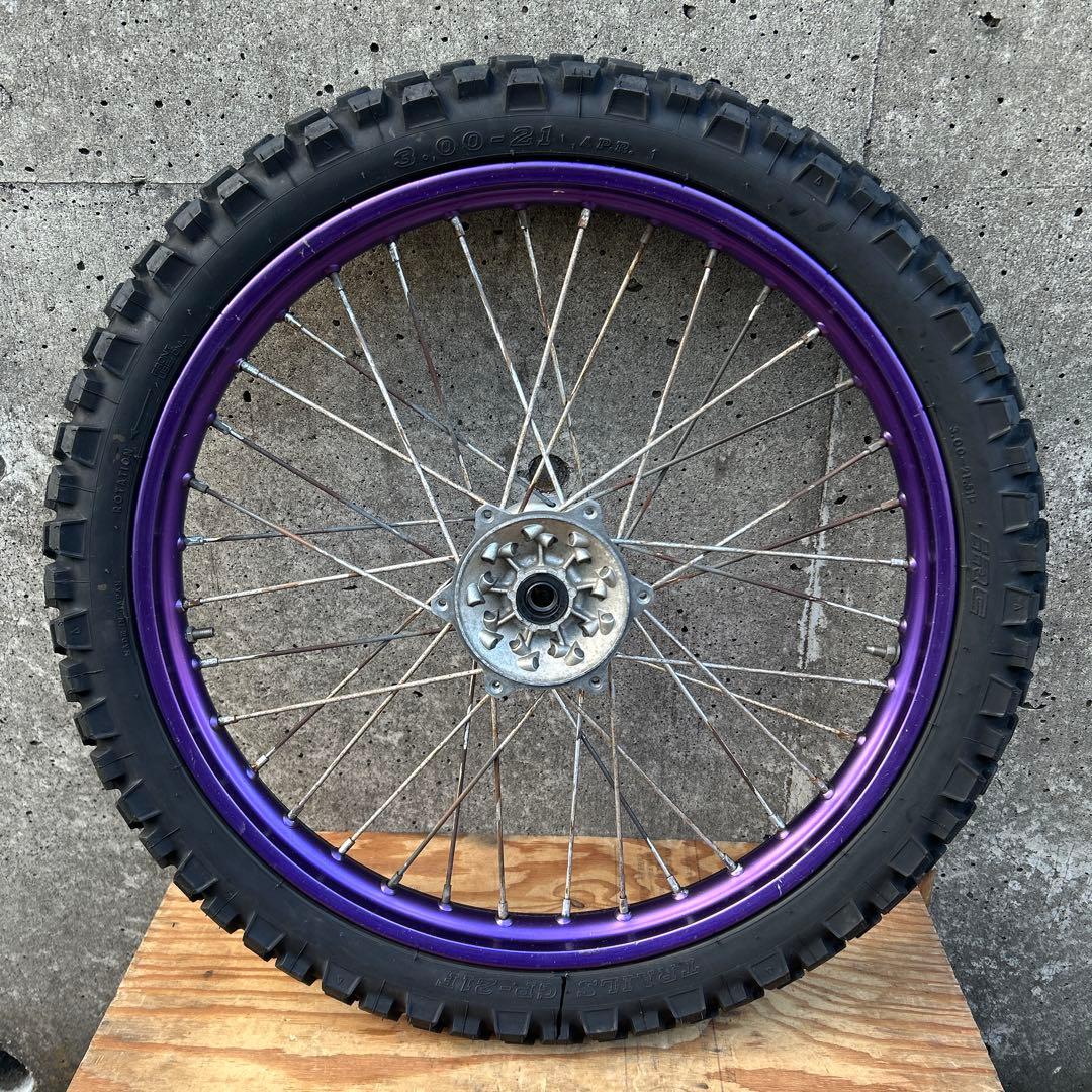 d*i様 TT250R フロントホイール