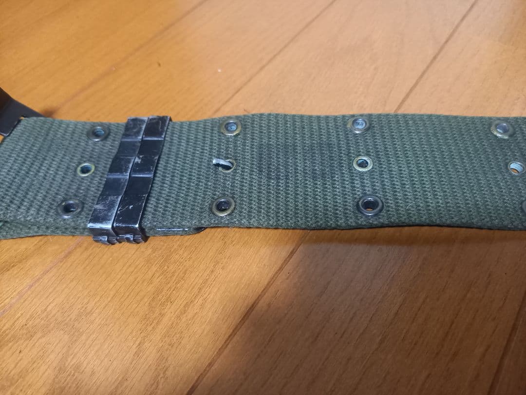 米軍ベトナム戦争M1956　デイビスバックル付きコットンピストルベルト官給品