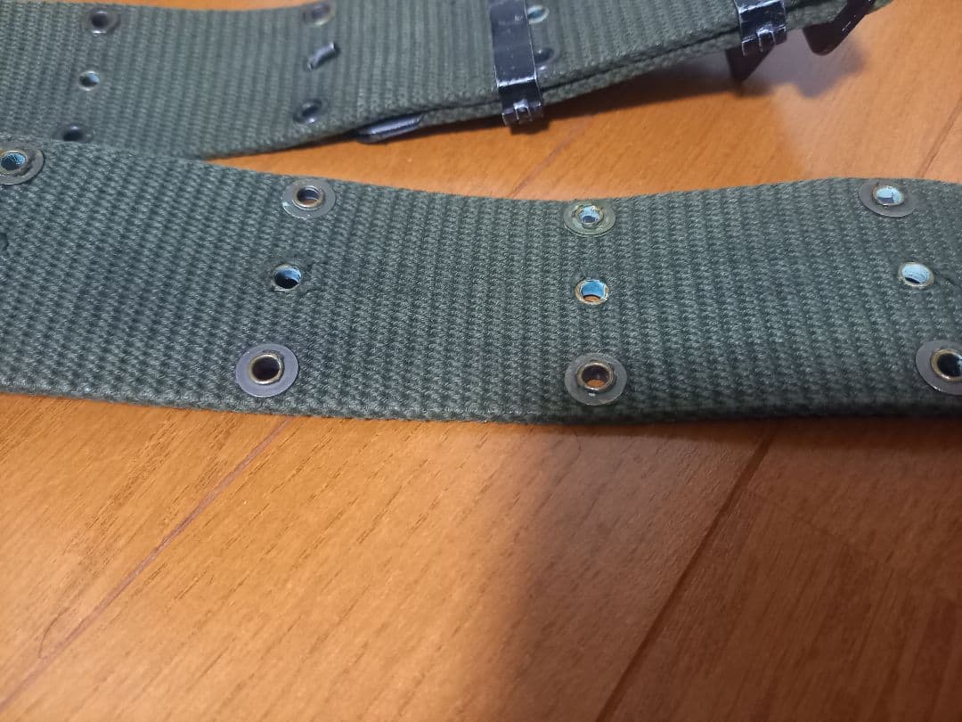 米軍ベトナム戦争M1956　デイビスバックル付きコットンピストルベルト官給品