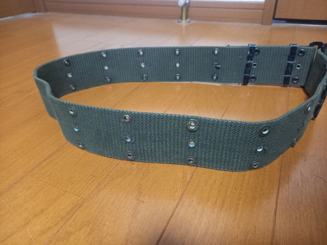 米軍ベトナム戦争M1956　デイビスバックル付きコットンピストルベルト官給品