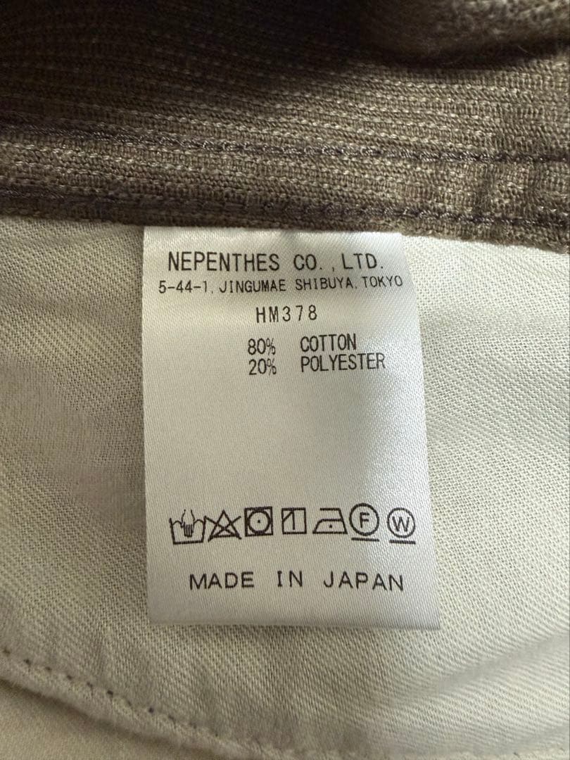 Needles H.Dヒザデルパンツ　コーデュロイ