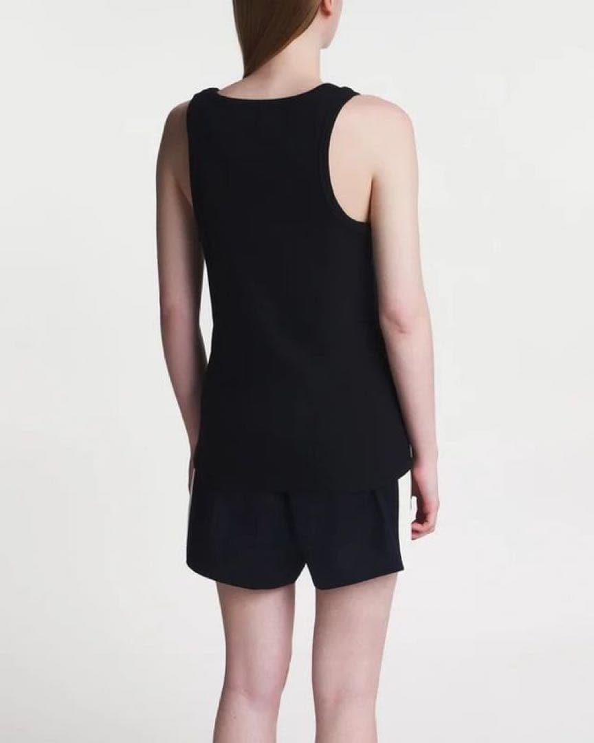 未使用　モンクレール　Top Embroidered Logo Canotta