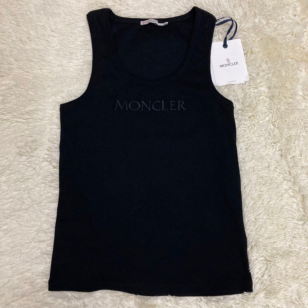 未使用　モンクレール　Top Embroidered Logo Canotta