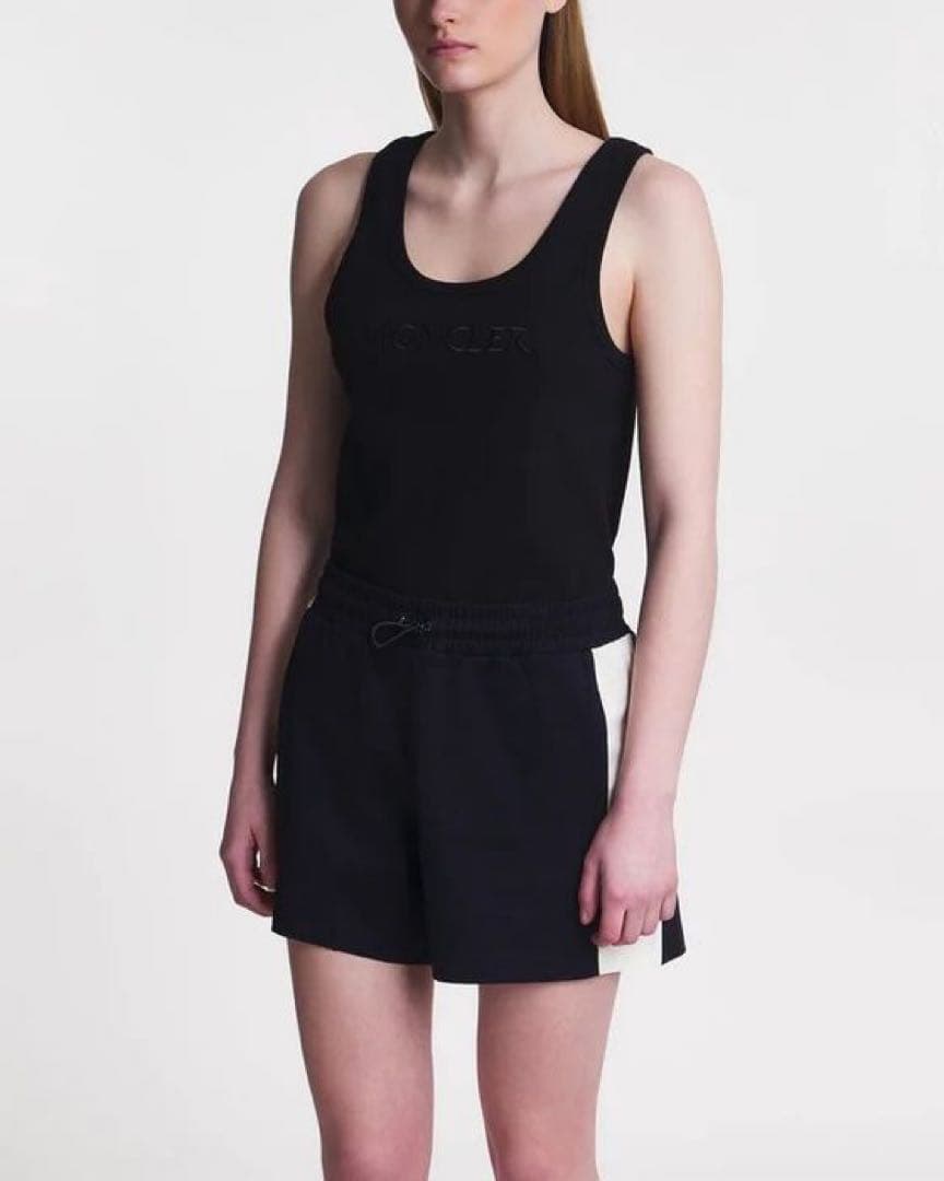 未使用　モンクレール　Top Embroidered Logo Canotta