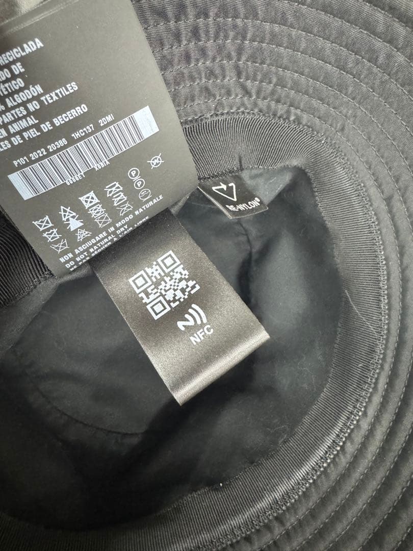 PRADA バケットハット バケハ ブラック Sサイズ