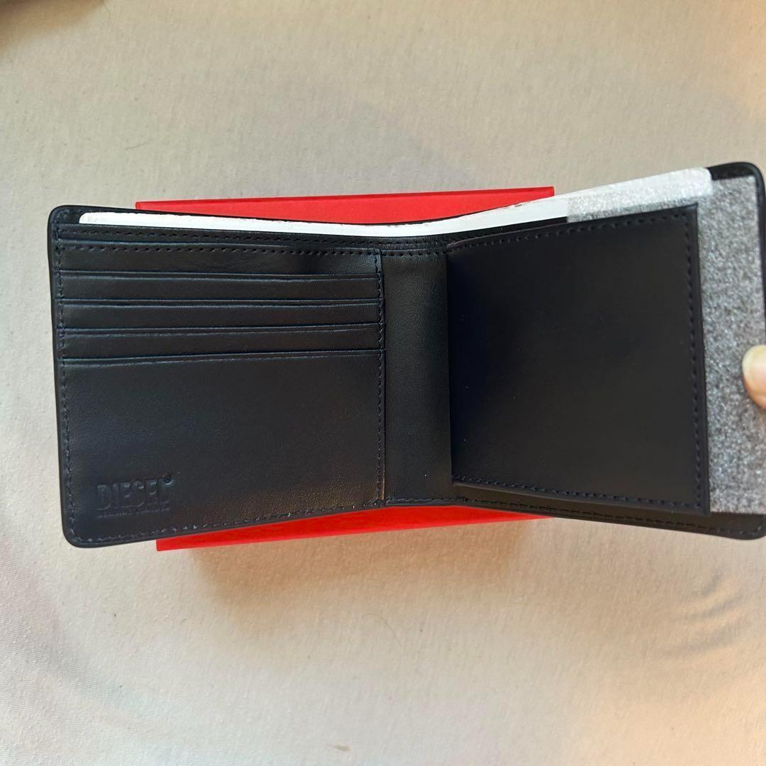 新品未使用 DIESEL ディーゼル ロゴ Holi-D 折りたたみ財布