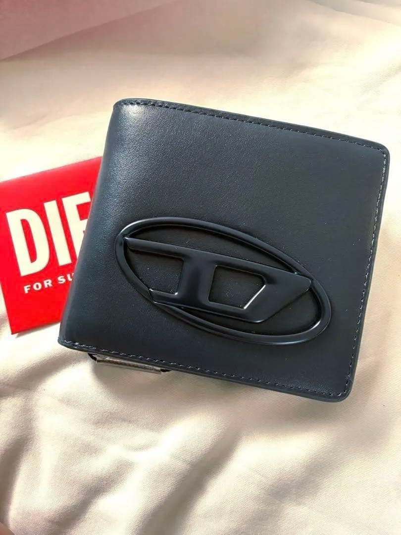 新品未使用 DIESEL ディーゼル ロゴ Holi-D 折りたたみ財布