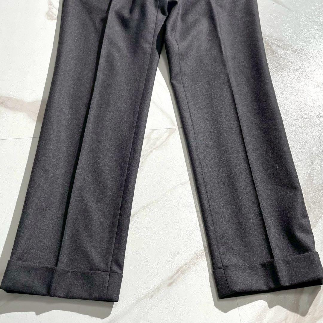 【希少】INCOTEX フランネル スラックス 35型 super100s 48