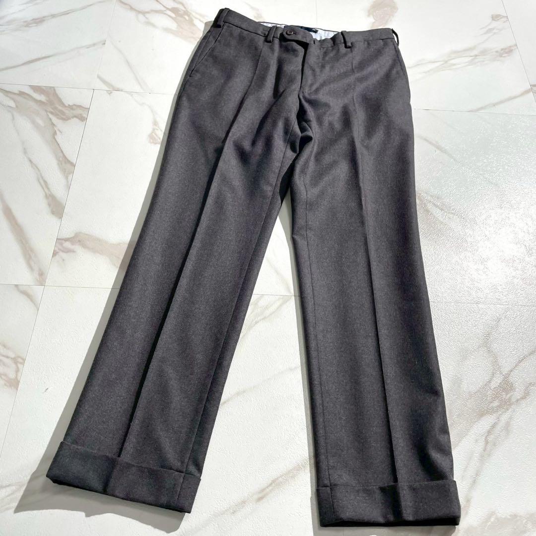 【希少】INCOTEX フランネル スラックス 35型 super100s 48