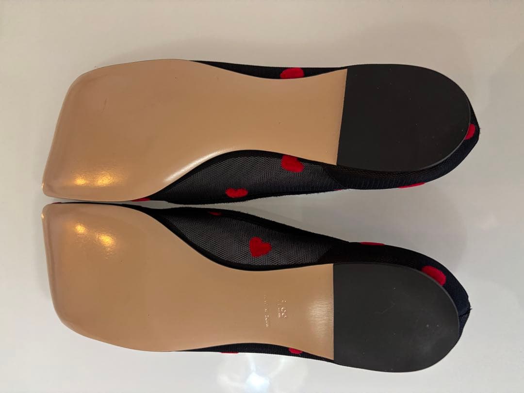 PIPPICHIC LINDA HEART フラットシューズ