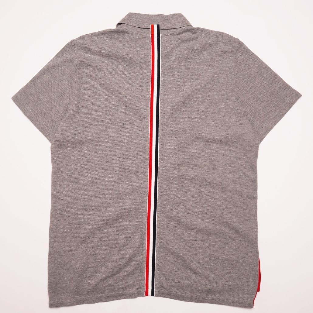 現行モデル美品 THOM BROWNE クラシック ピケ ストライプ ポロシャツ