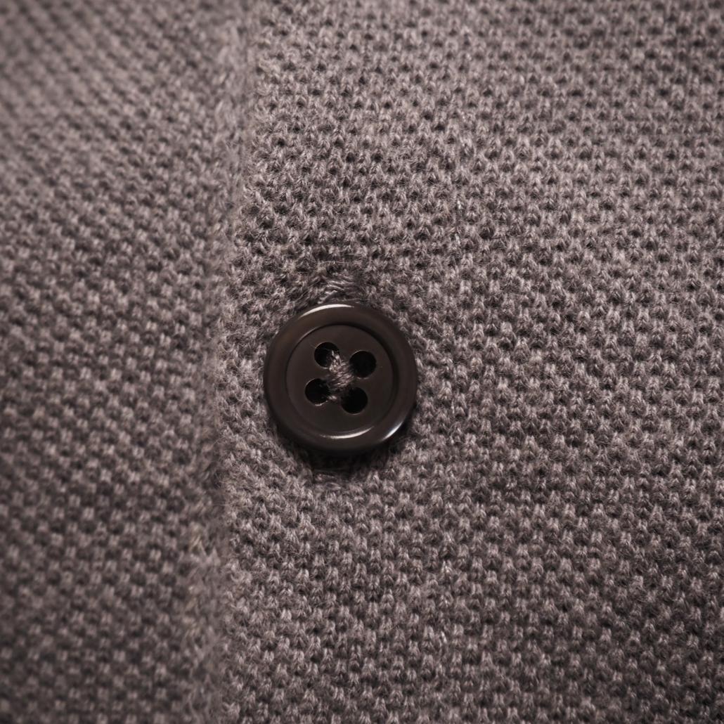 現行モデル美品 THOM BROWNE クラシック ピケ ストライプ ポロシャツ