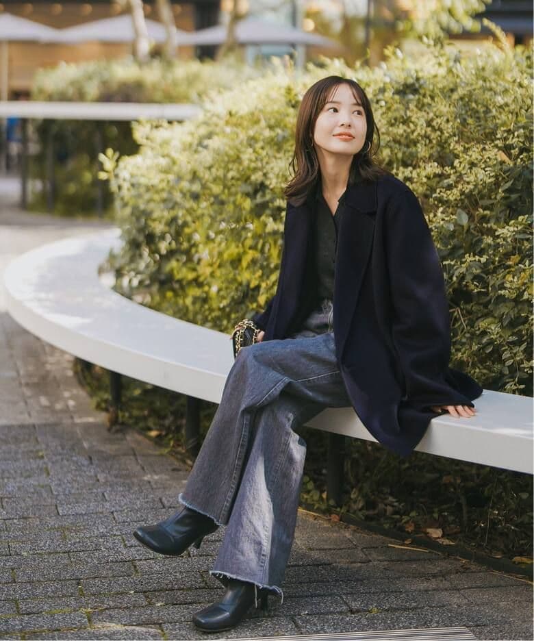 Super160sチェスターミドルコート　38