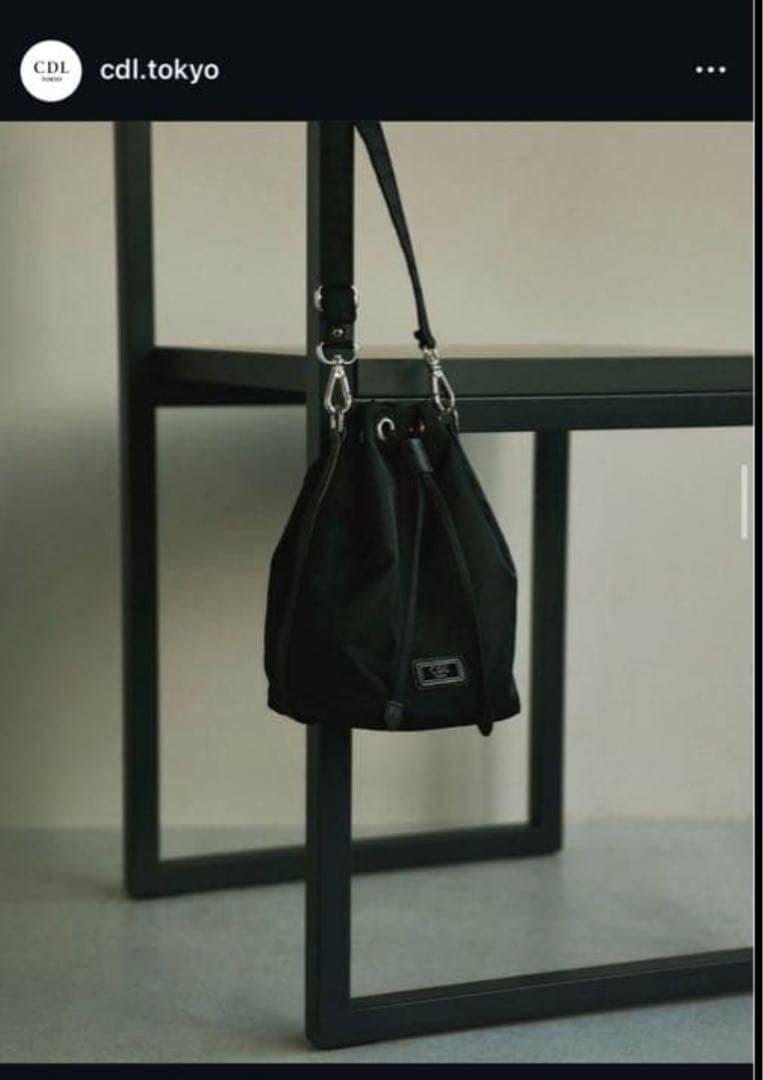 CDL ナイロン ショルダーバッグ 黒