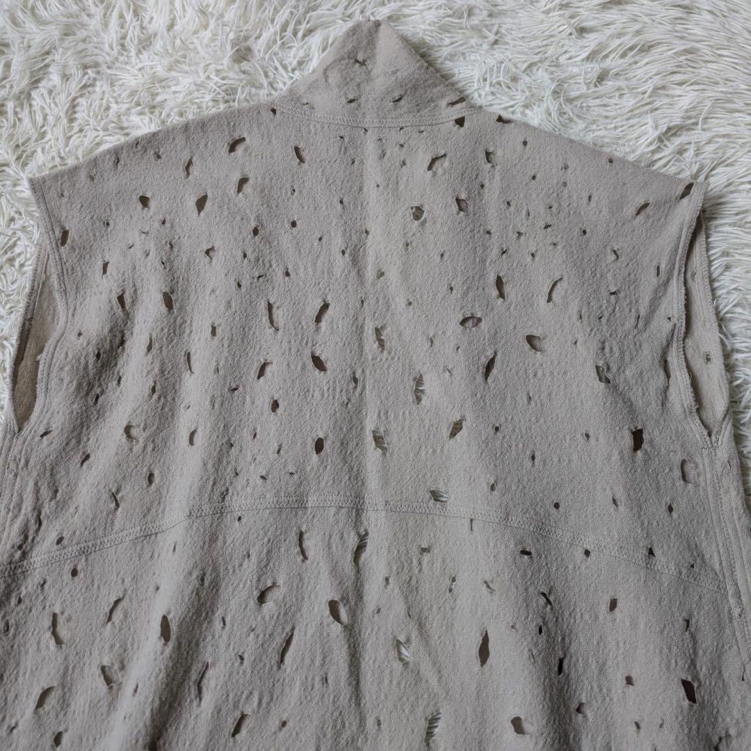 ヨーガンレール/Babaghuri/ババグーリ　ウール縮絨ロングジレ　日本製