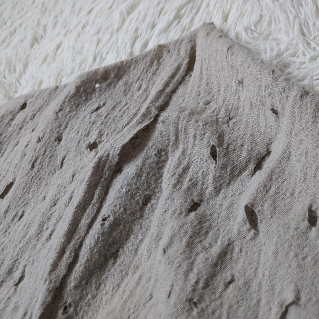 ヨーガンレール/Babaghuri/ババグーリ　ウール縮絨ロングジレ　日本製