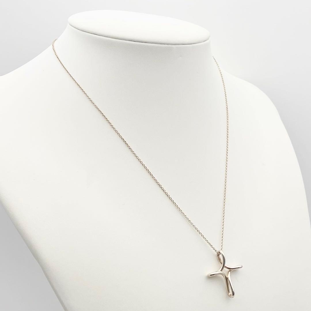 Tiffany& Co. sv925 オープンクロス ネックレス シルバー