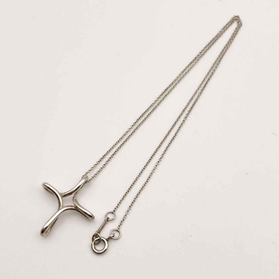Tiffany& Co. sv925 オープンクロス ネックレス シルバー